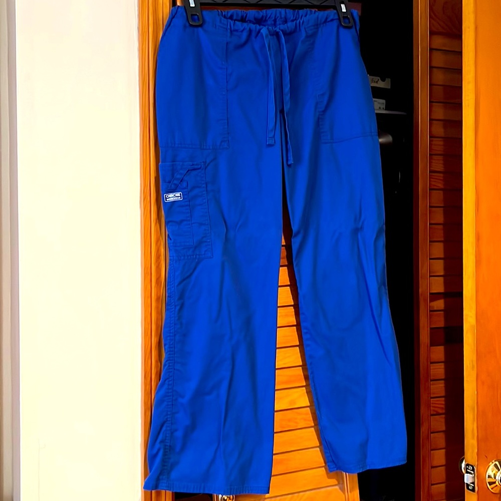 Cherokee workwear, MP scrub bottoms, Royal Blue